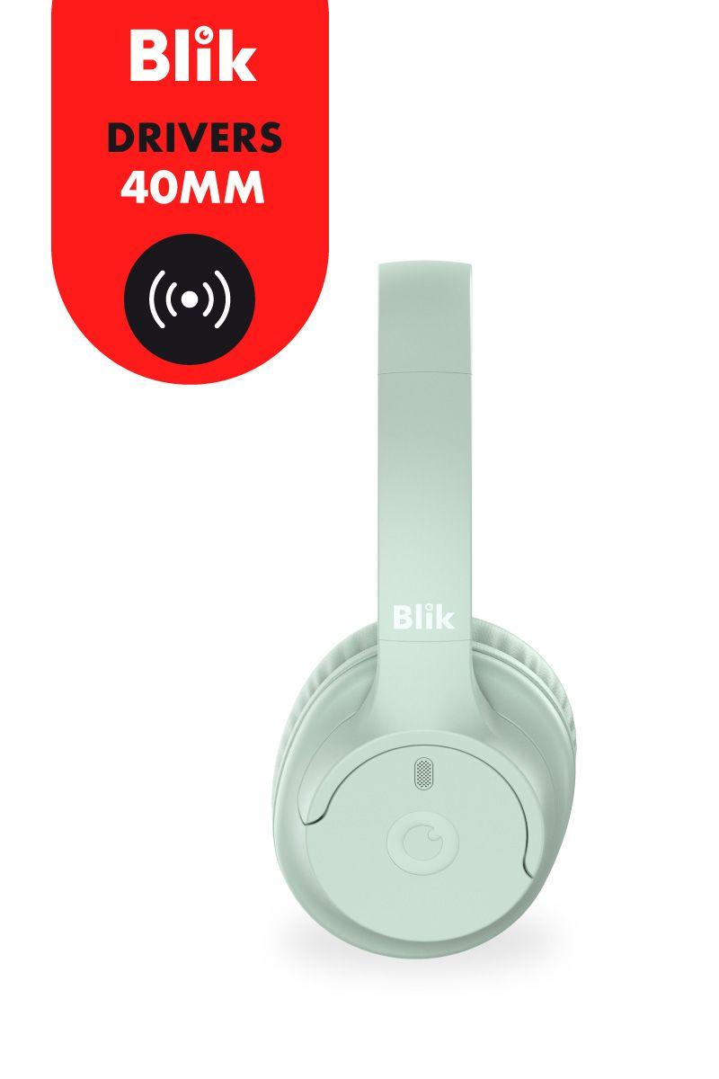 Audifonos Bluetooth Inalambricos Blik Soul250 Verde 16 Hrs-2