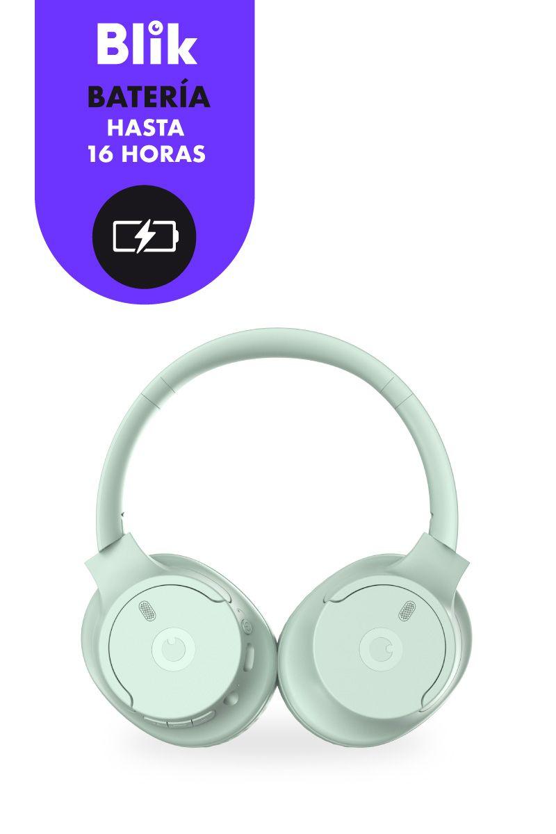 Audifonos Bluetooth Inalambricos Blik Soul250 Verde 16 Hrs-4
