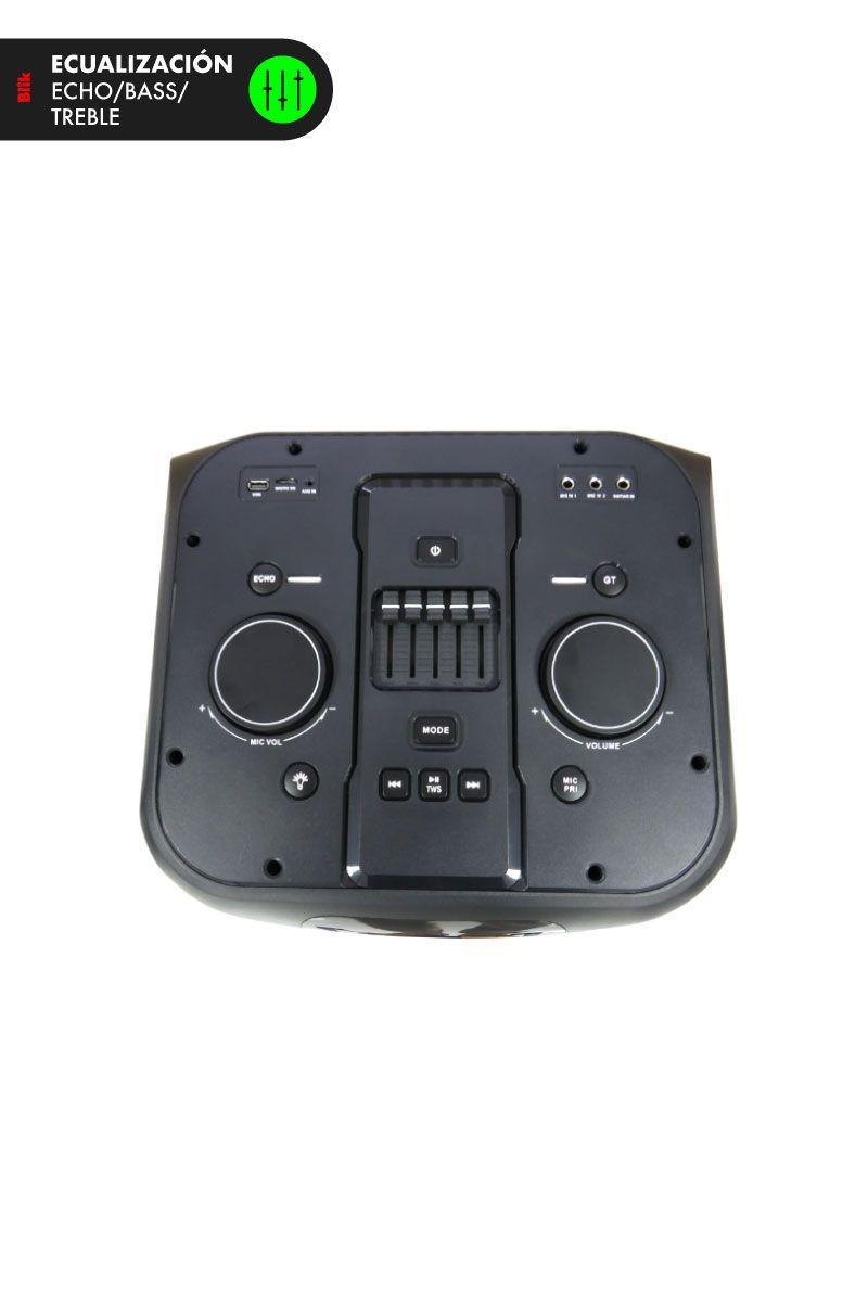 Parlante Bluetooth Karaoke Con Microfono Blik Lightup900-3