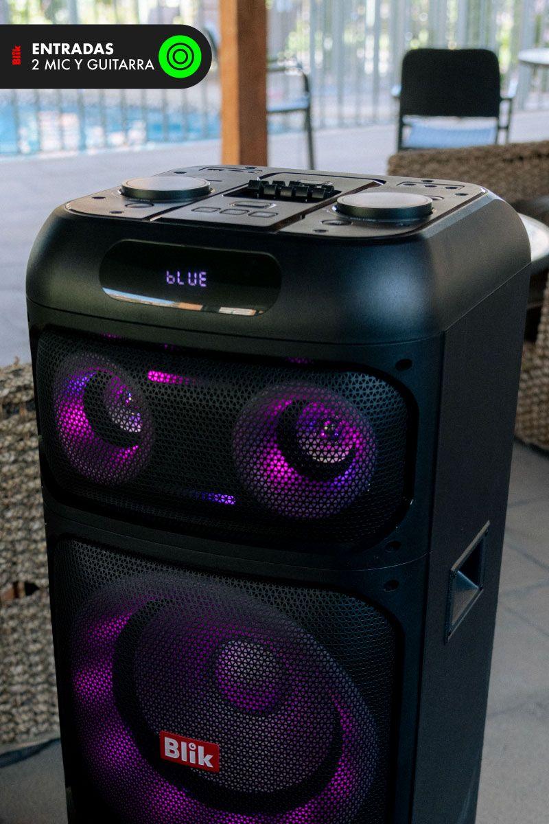 Parlante Bluetooth Karaoke Con Microfono Blik Lightup900-5