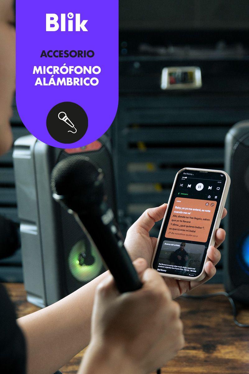 Parlante Karaoke Upsound2 Bluetooth con micrófono-5