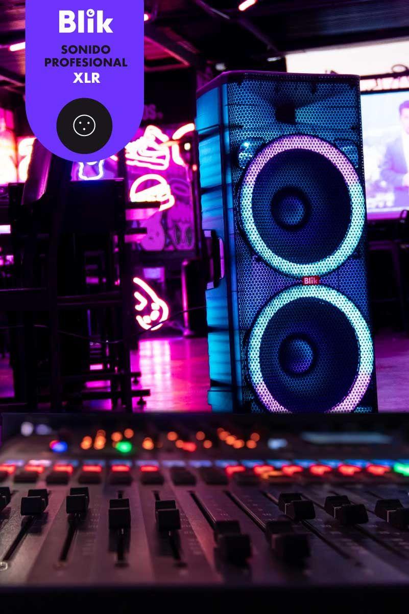 Parlante Bluetooth Karaoke Blik Light360-3