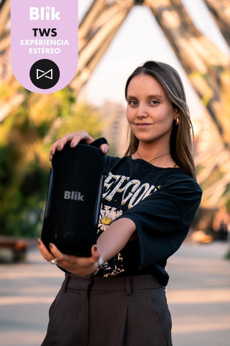 Parlante Bluetooth Portátil Blik HypeBass negro-5