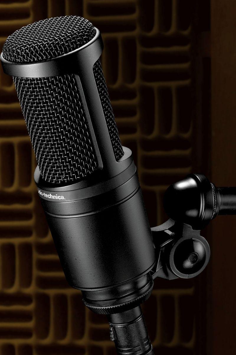 Micrófono Audio-Technica AT2020 condensador cardioide negro-3