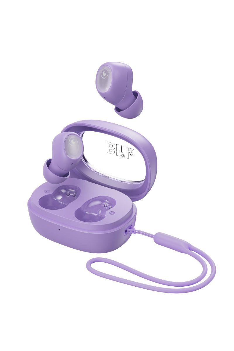Audífonos Bluetooth Blik Buds80 30H IPX4 Lila-0