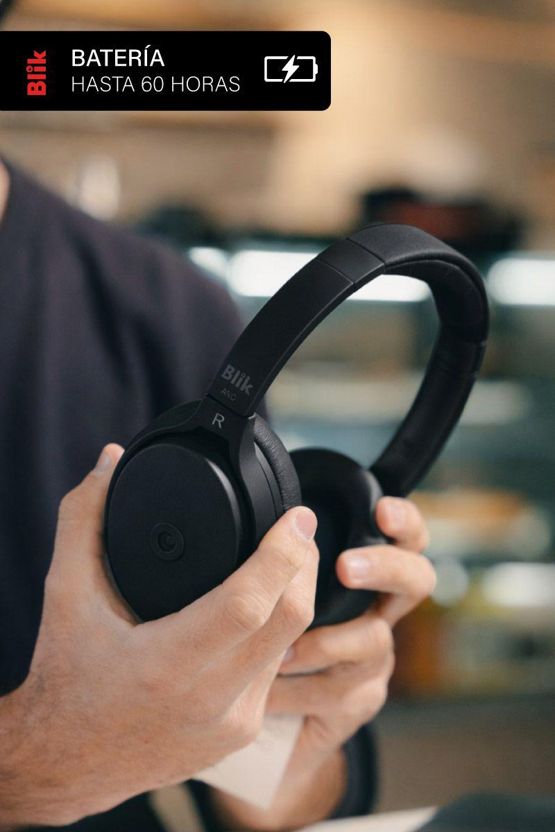 Audífonos Bluetooth Blik Neo Cancelación De Ruido 60H Negro-4
