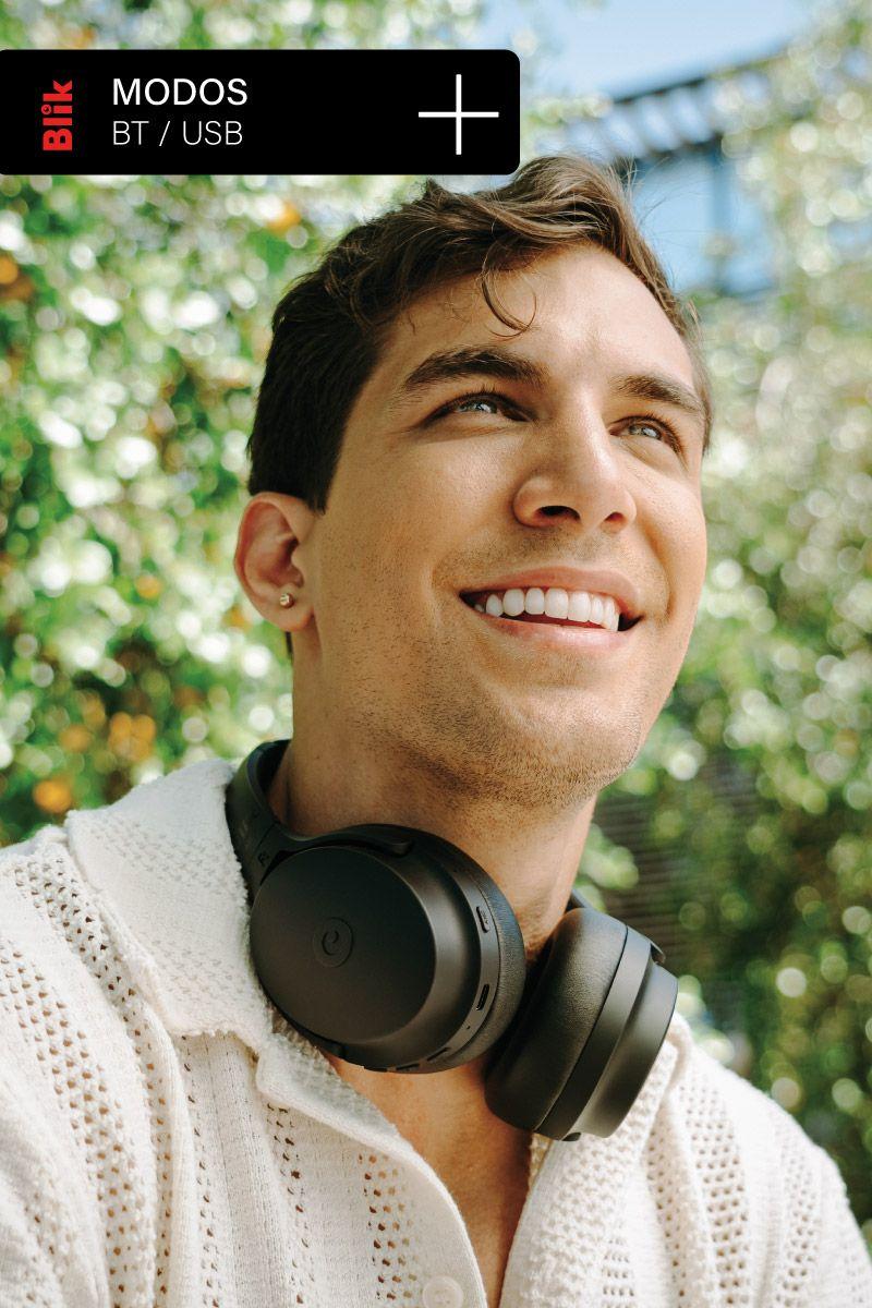 Audífonos Bluetooth Blik Neo Cancelación De Ruido 60H Negro-6