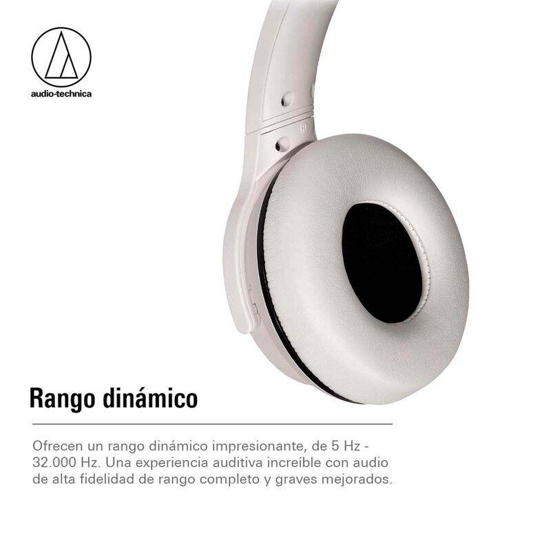 Audífonos Bluetooth Audio-Technica ATH-S220BTWH Blanco-4