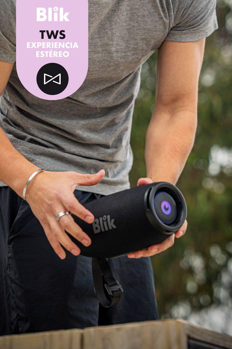 Parlante Bluetooth Portátil Blik Bass Move 45W IPX7-6