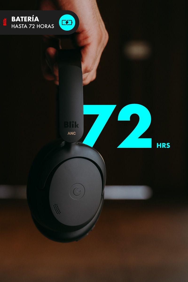 Audifonos Bluetooth Blik Aura950 Cancelación De Ruido 72H-6