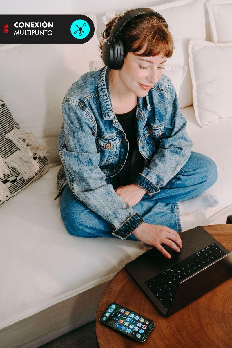 Audifonos Bluetooth Blik Aura950 Cancelación De Ruido 72H-8