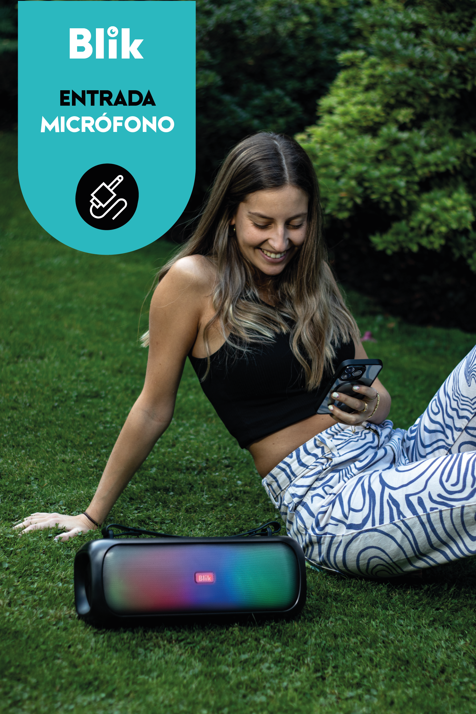 Parlante Bluetooth Portátil Blik Partyboost-5