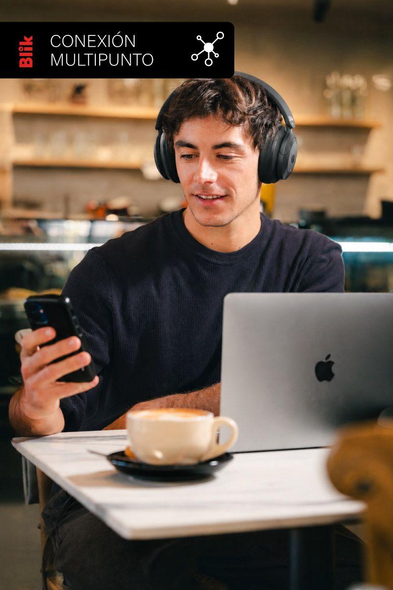 Audifonos Bluetooth Blik Soul900 Cancelación De Ruido 60H-7