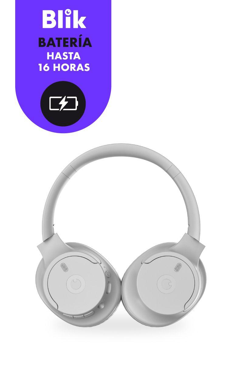 Audifonos Bluetooth Inalambricos Blik Soul250 Gris 16 Hrs-4