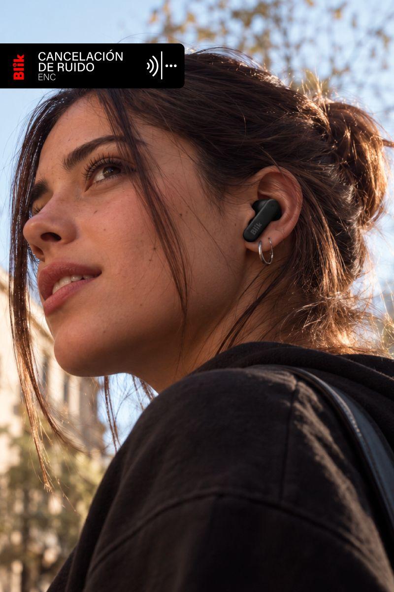 Audífonos Bluetooth Inalámbricos Blik Air700 40H ENC-3