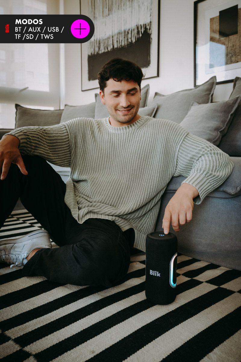 Parlante Bluetooth Portátil Blik Hypebass40 40W IPX5 8 Hrs-6