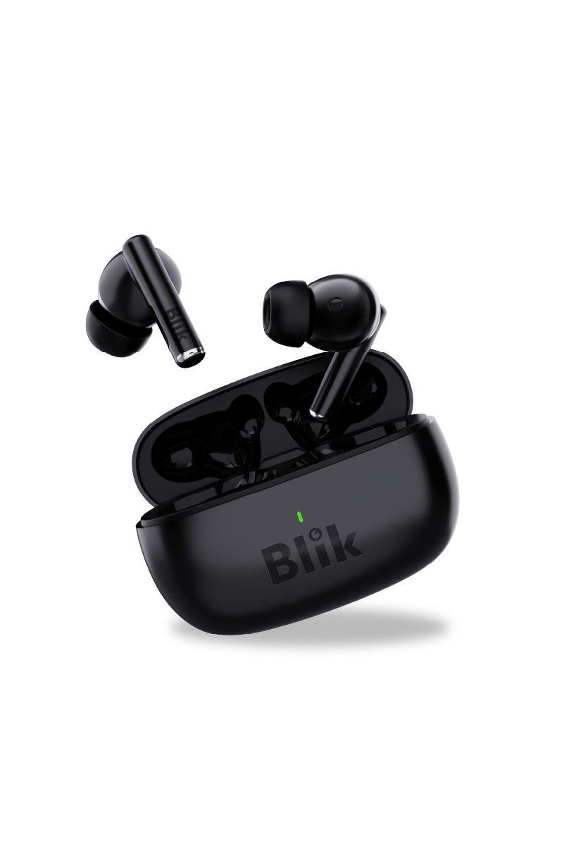 Audifonos Bluetooth Inalámbricos Blik Air400 negros 24 hrs-0
