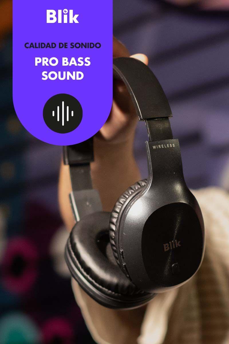 Audífonos Bluetooth Blik Soul150 Negro-3