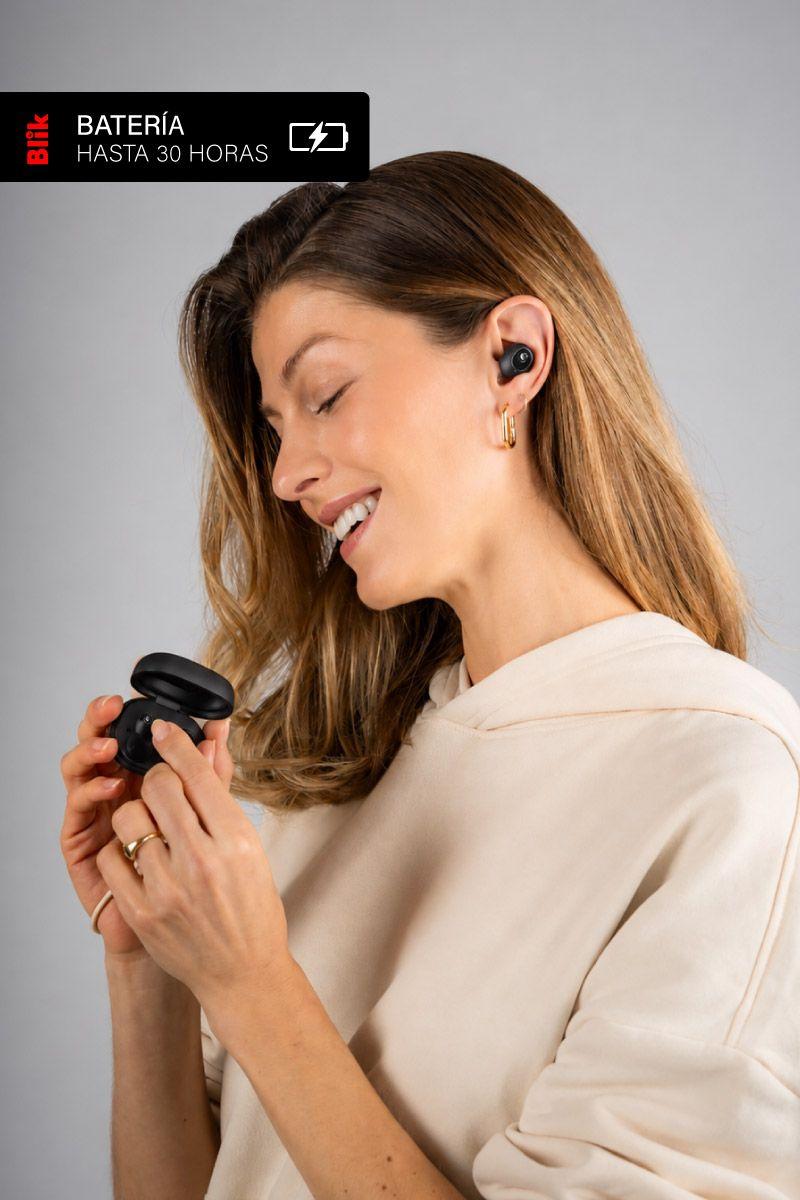 Audífonos Bluetooth Blik Buds80 30H IPX4 Negro-3