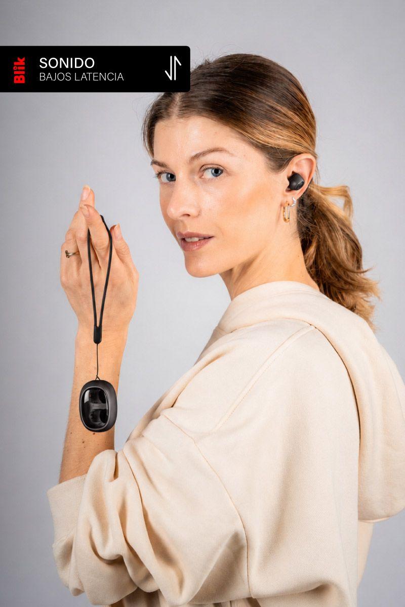 Audífonos Bluetooth Blik Buds80 30H IPX4 Negro-4