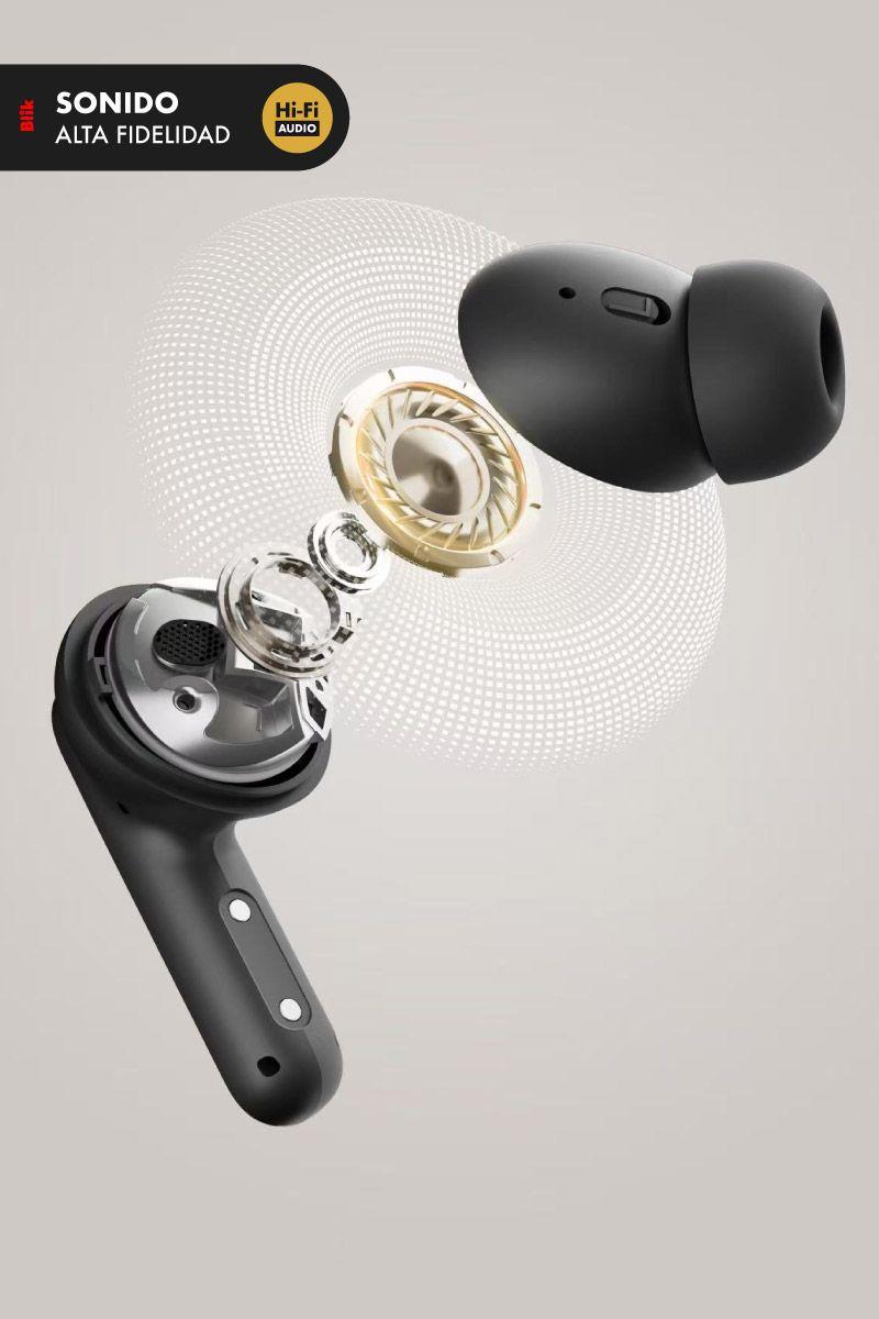 Audifonos Bluetooth Blik Air1000 Cancelación de ruido Adaptativa 25H-4