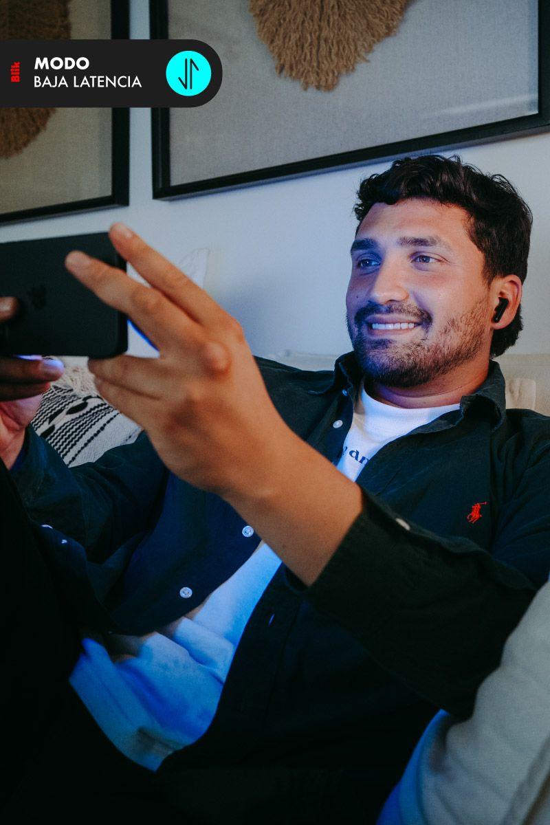 Audifonos Bluetooth Blik Air1000 Cancelación de ruido Adaptativa 25H-7