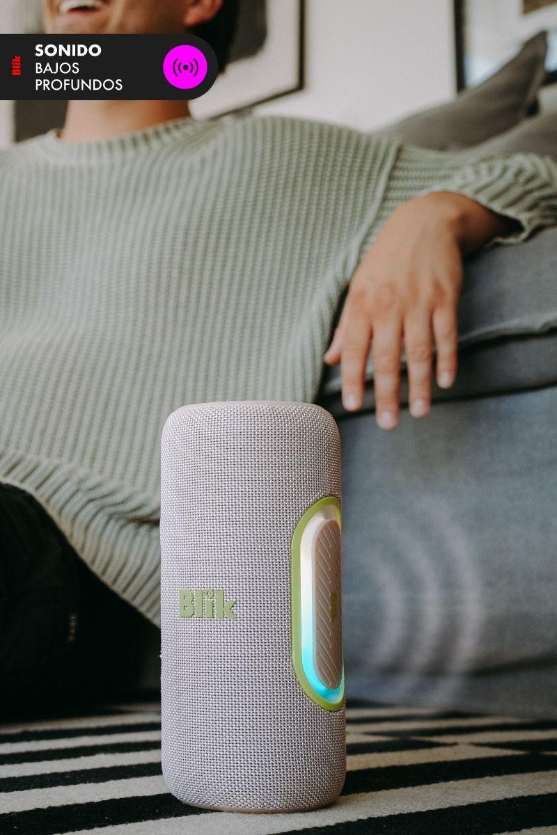 Parlante Bluetooth Portátil Blik Hypebass40 40W IPX5 8 Hrs Crema-3