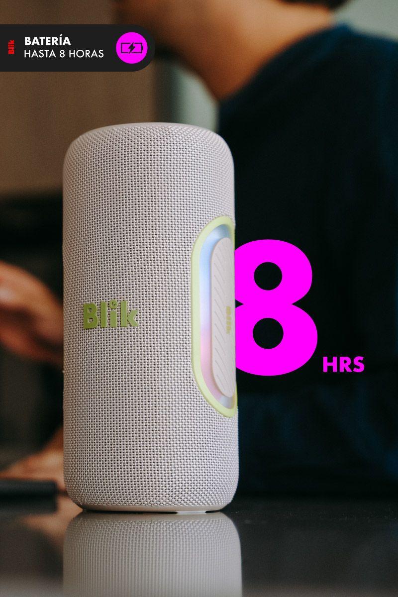 Parlante Bluetooth Portátil Blik Hypebass40 40W IPX5 8 Hrs Crema-4