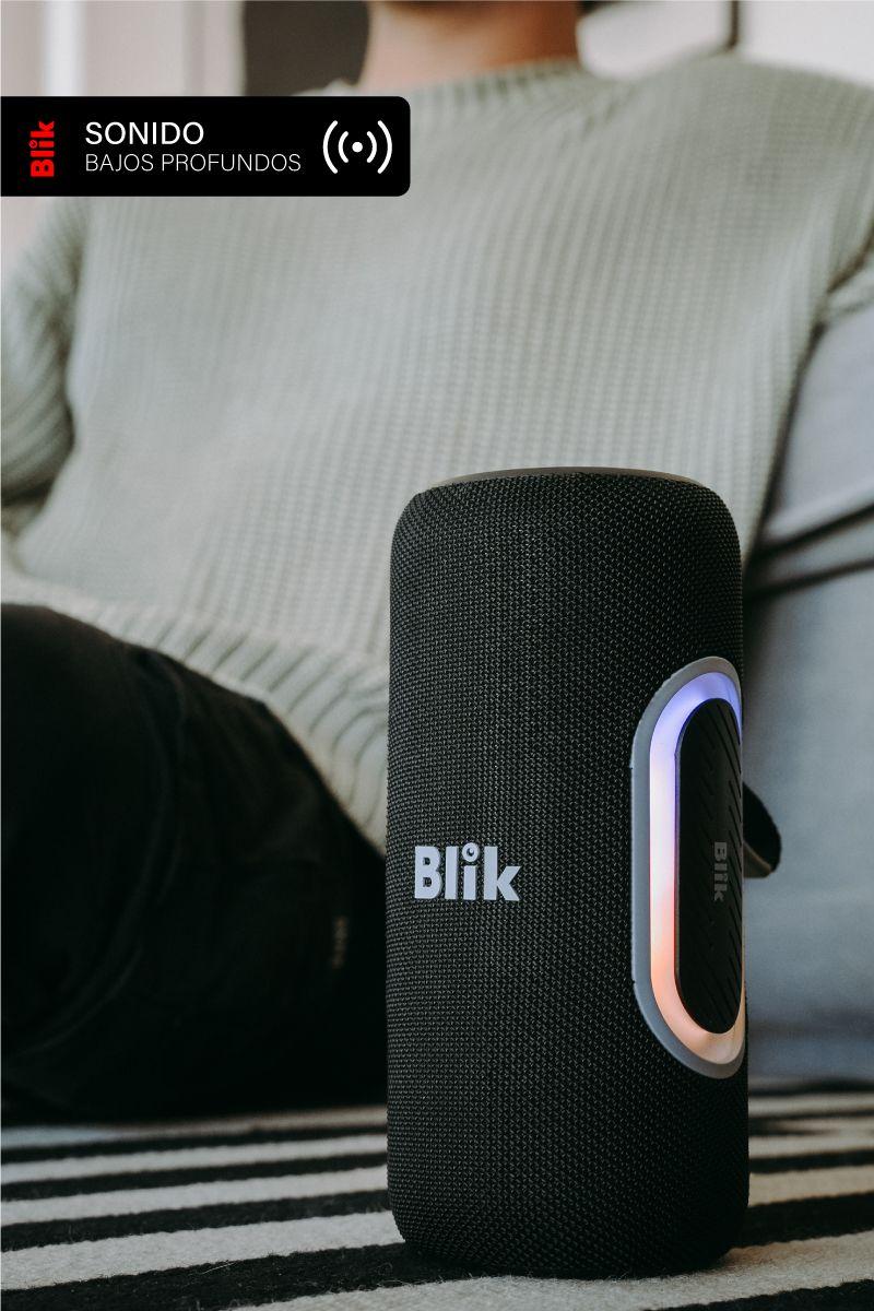 Parlante Bluetooth Portátil Blik Hypebass40 40W IPX5 8 Hrs Crema-3
