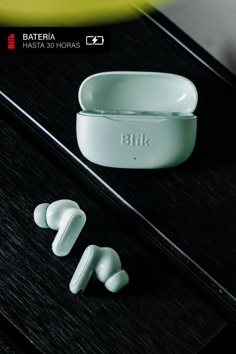 Audifonos Bluetooth Inalámbricos Blik Air500 Verde 30 hrs-4