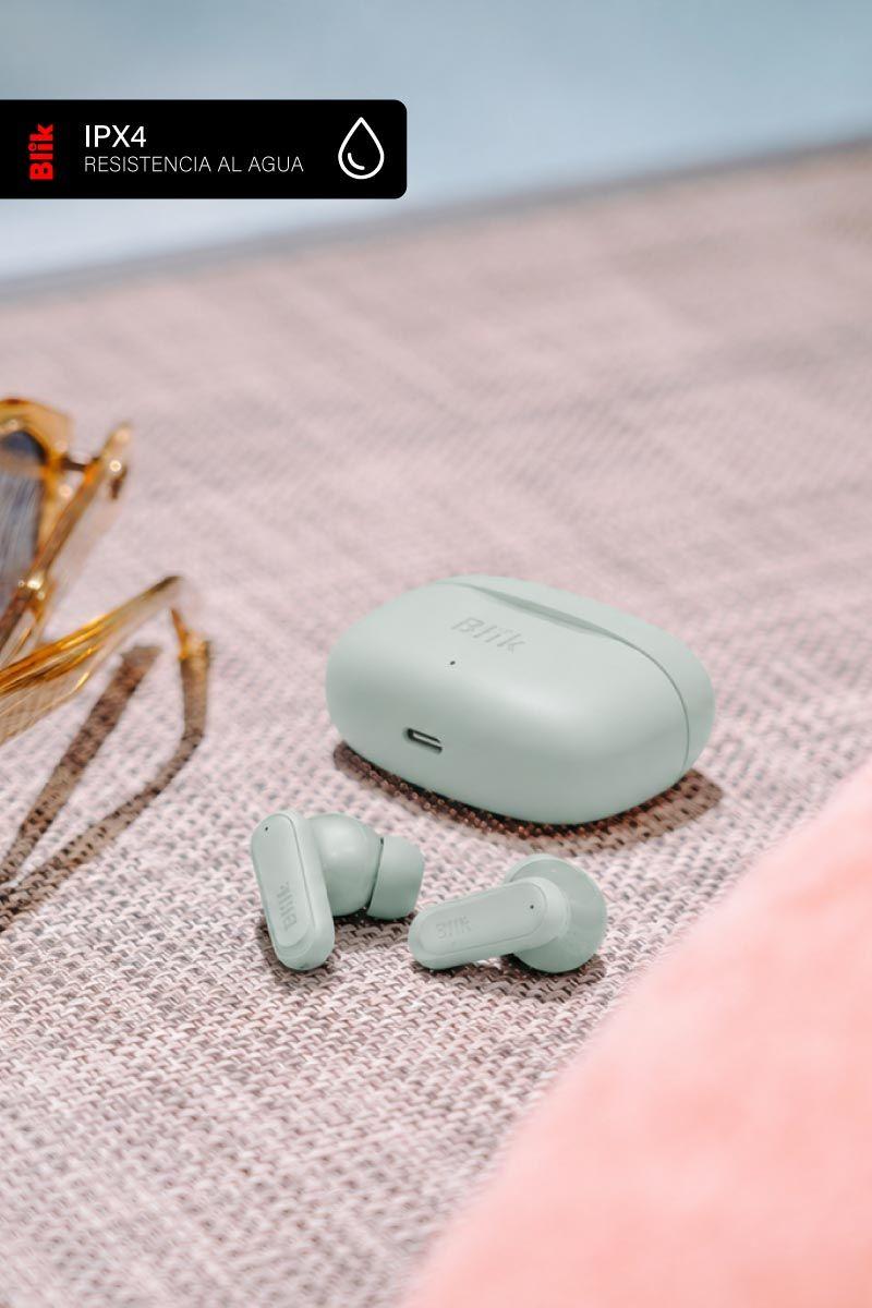 Audifonos Bluetooth Inalámbricos Blik Air500 Verde 30 hrs-5