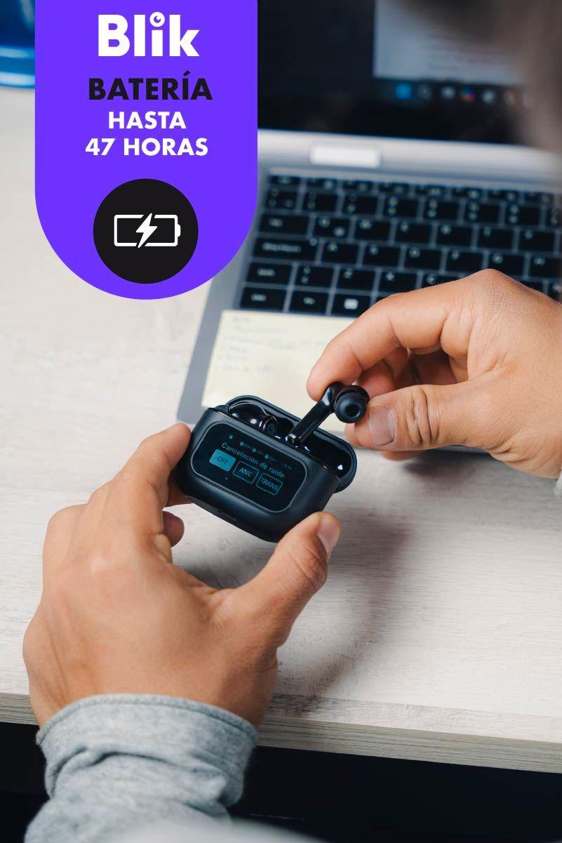 Audifonos Bluetooth Blik Airplus Cancelación De Ruido 47 Hrs-3