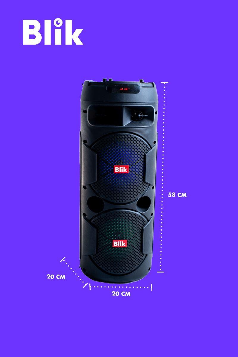 Parlante Karaoke Blik Screamer3 Bluetooth con Micrófono-6