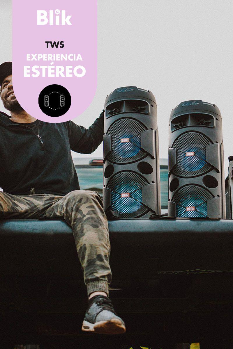 Parlante Karaoke Blik Screamer3 Bluetooth con Micrófono-3