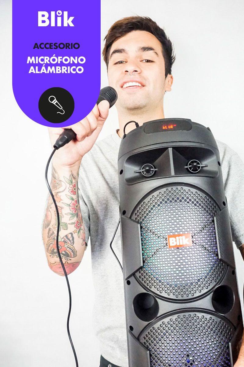 Parlante Karaoke Blik Screamer3 Bluetooth con Micrófono-4