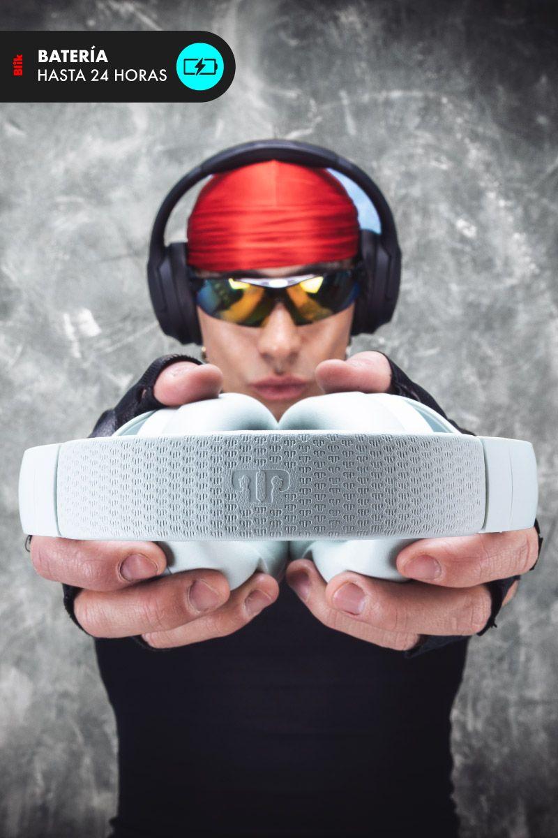 Audifonos Bluetooth Blik Powersoul Cancelación De Ruido 60H Verde-5
