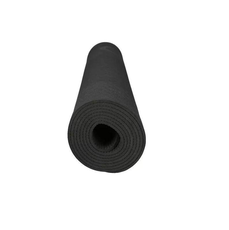 Mat de Yoga Negro de 10 mm + Correa de transporte -1