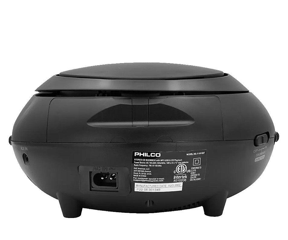 Radio Boombox Reproductor Stereo CD y MP3-2