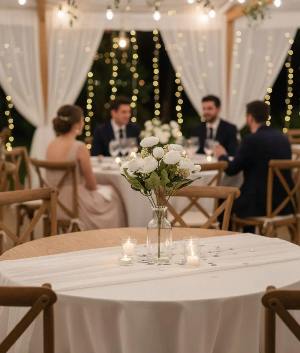 Set 2 Ramo Decorativo Flores Artificiales Adorno Floral Jhn-2