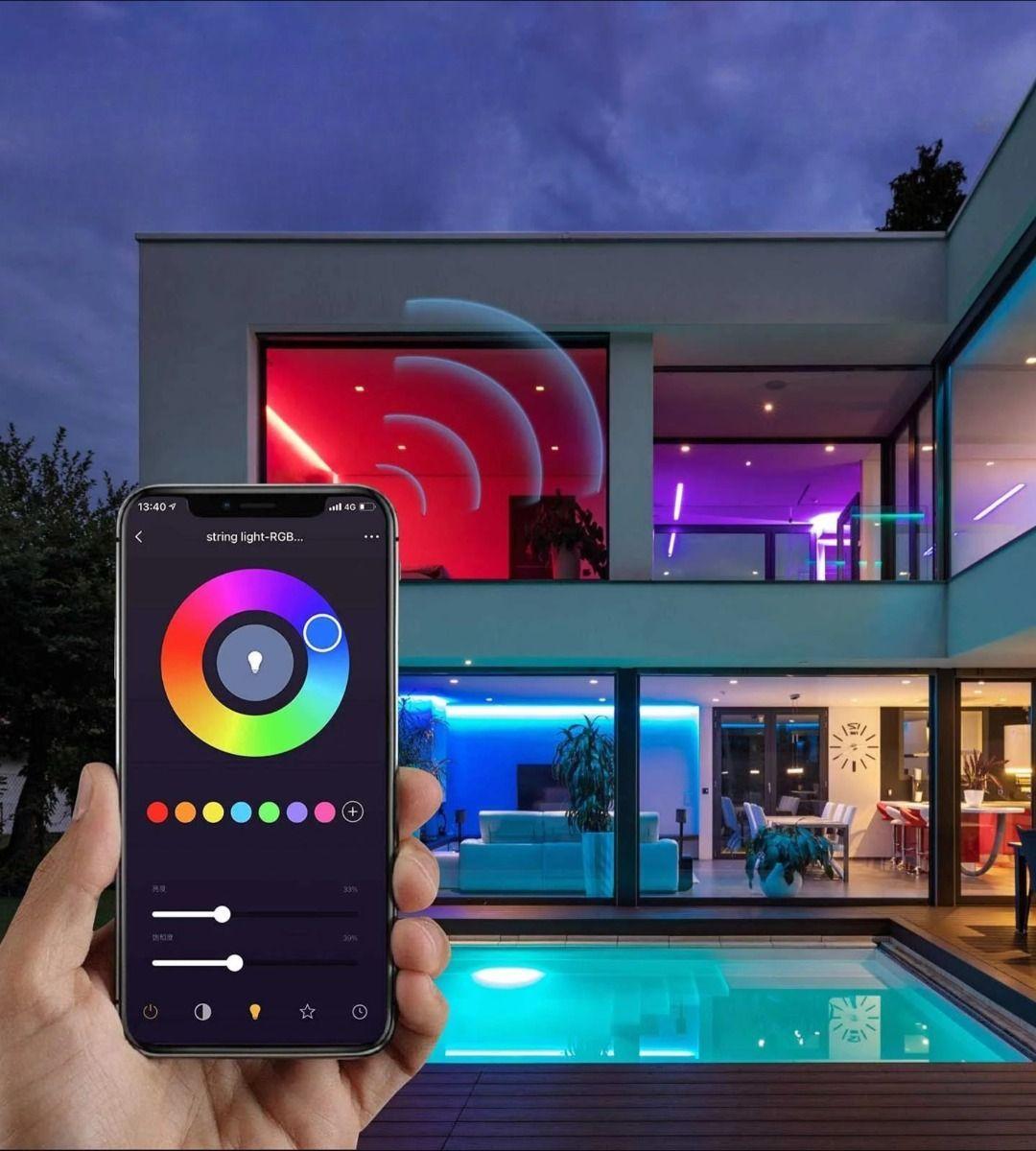 Cinta Decoractiva LED RGB Iluminación 5m Wireless Jhn-4