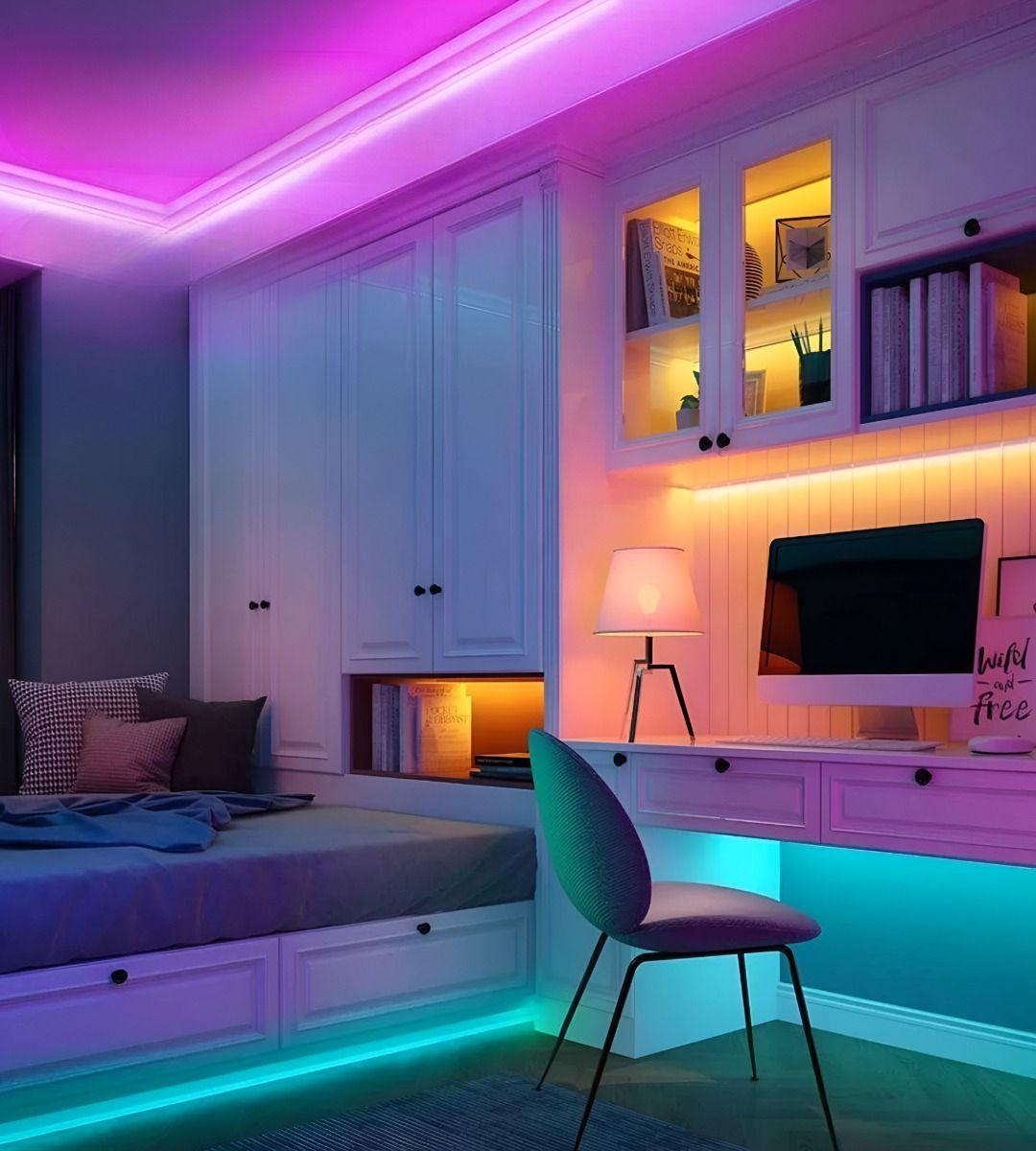 Cinta Decoractiva LED RGB Iluminación 5m Wireless Jhn-5