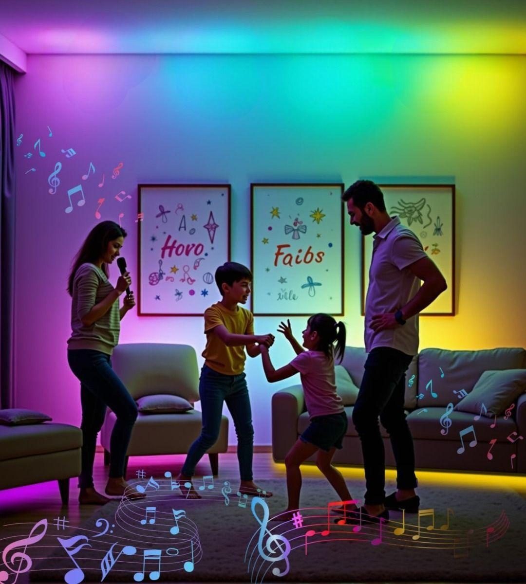 Cinta Decoractiva LED RGB Iluminación 5m Wireless Jhn-6