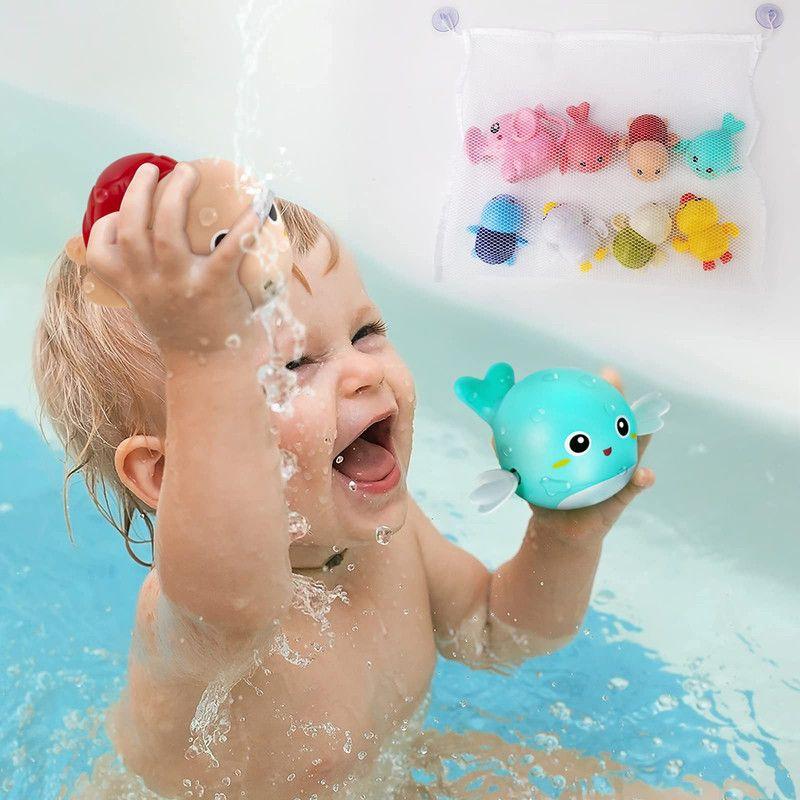 Set 6 Juguete Ballena Flotante Piscina Bañera Niños Lau-6