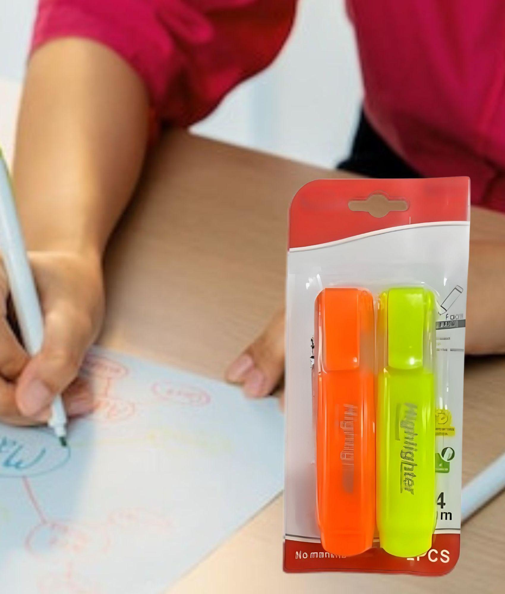 Set 8 Marcador Resaltador Fluorescentes Ergonómico Jhn-2