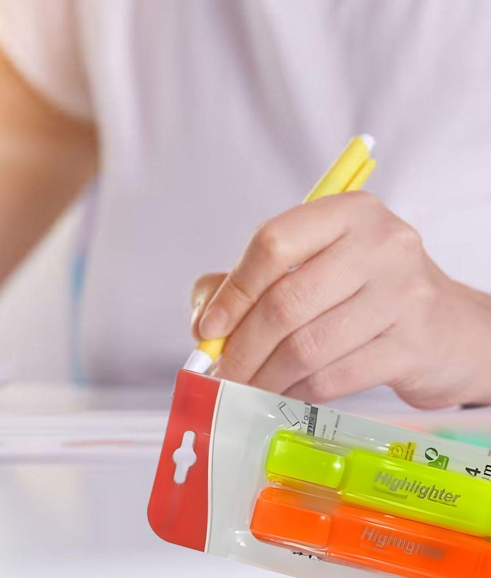 Set 8 Marcador Resaltador Fluorescentes Ergonómico Jhn-5