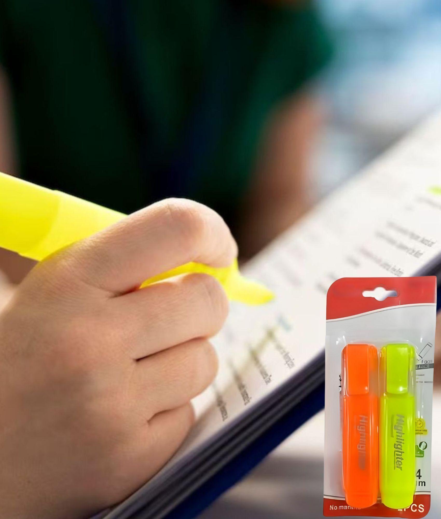 Set 8 Marcador Resaltador Fluorescentes Ergonómico Jhn-6