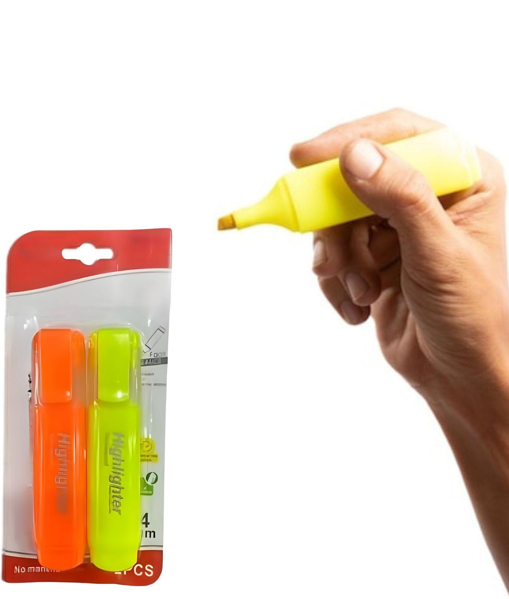 Set 8 Marcador Resaltador Fluorescentes Ergonómico Jhn-7