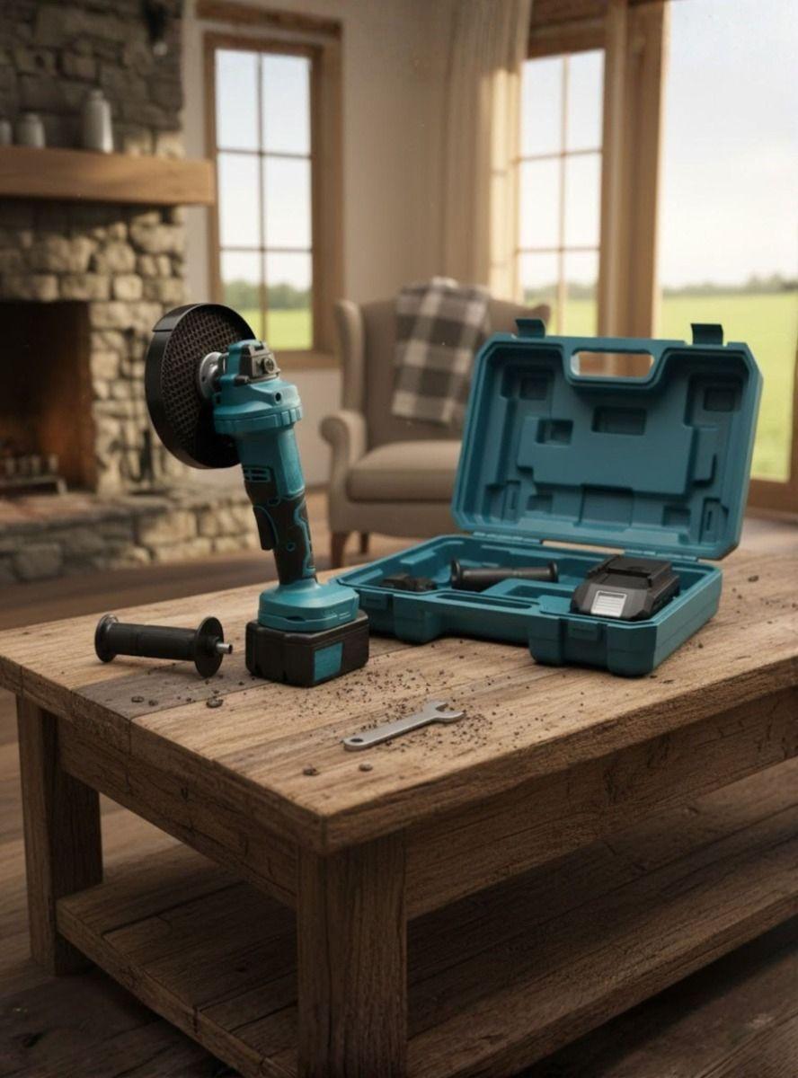 Esmeril Angular Inalámbrico Kit Profesional Herramienta Jhn-7