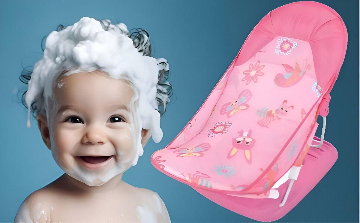 Asiento Baño Bebé 2 en 1 Multifuncional Ducha Tina Jhn-5