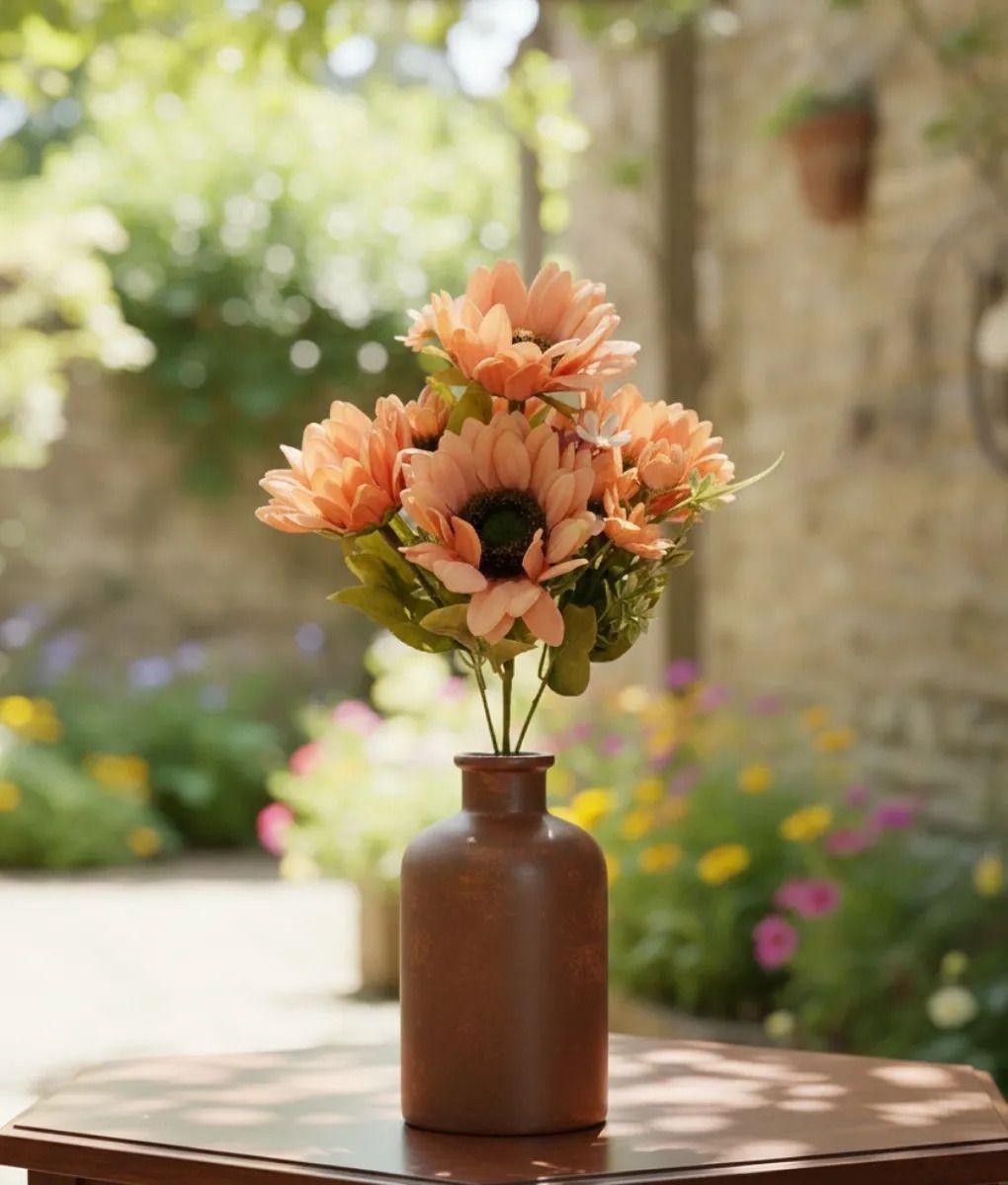 Set 2 Ramo Floral Artificial Silvestre Adorno Decorativo Jhn-5